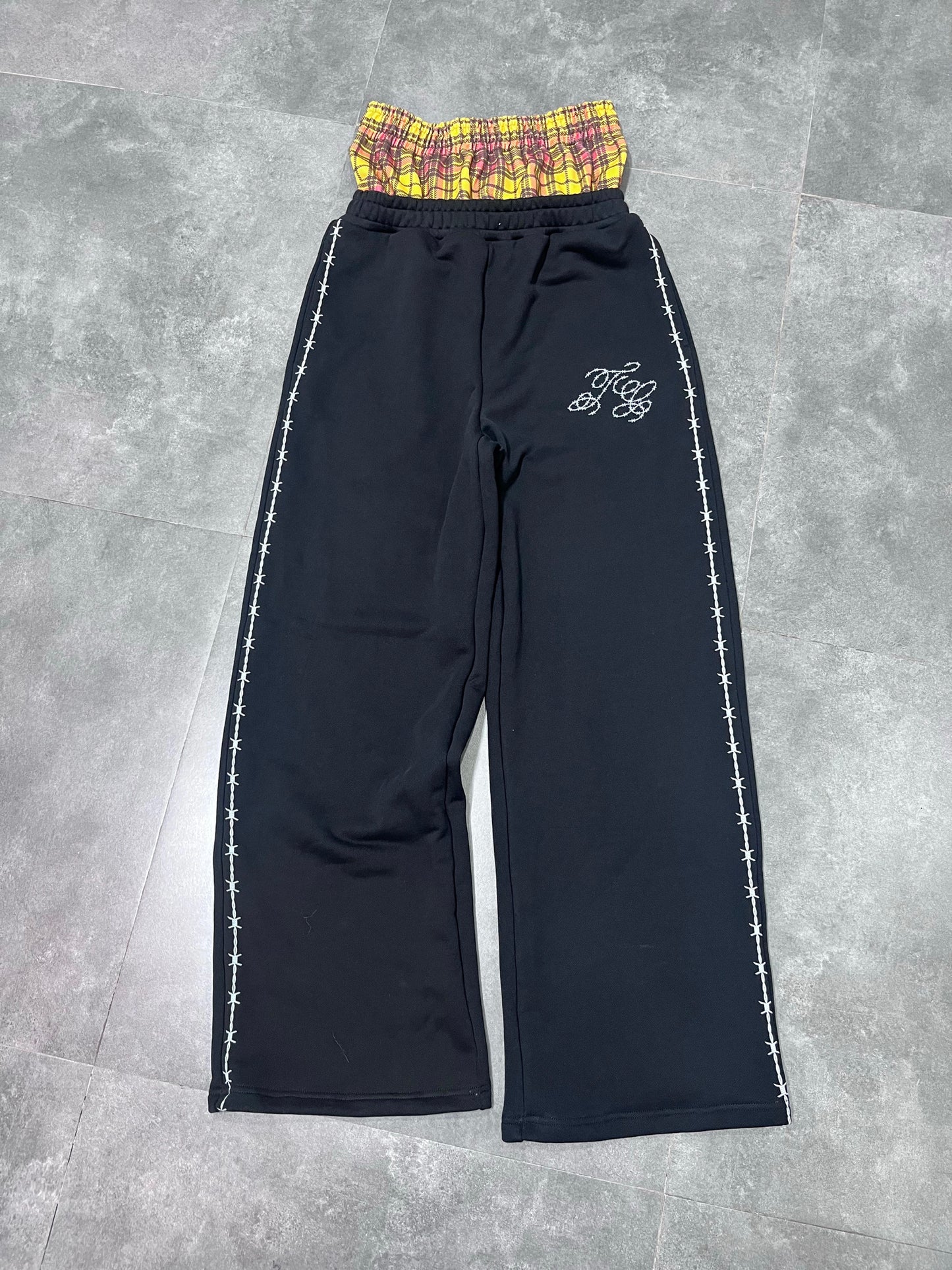 Double Waist Barbwire Sweats